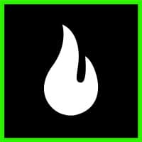 Ignite Company logo featuring a white flame symbol on a black background