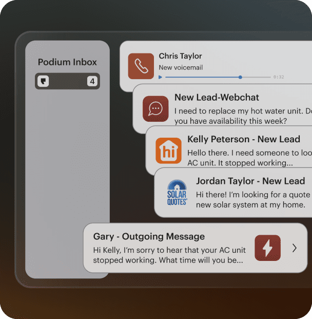 All your customer communications in one place