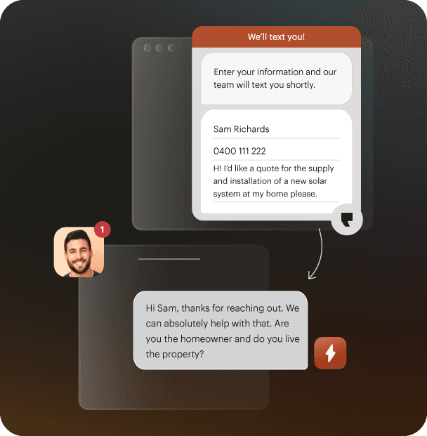 Make your solar business textable