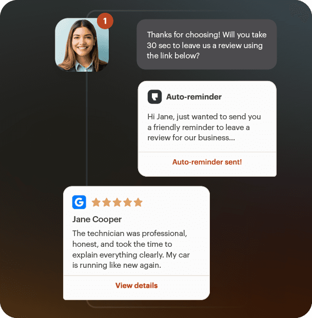 More five-star reviews. More customers choosing you first.