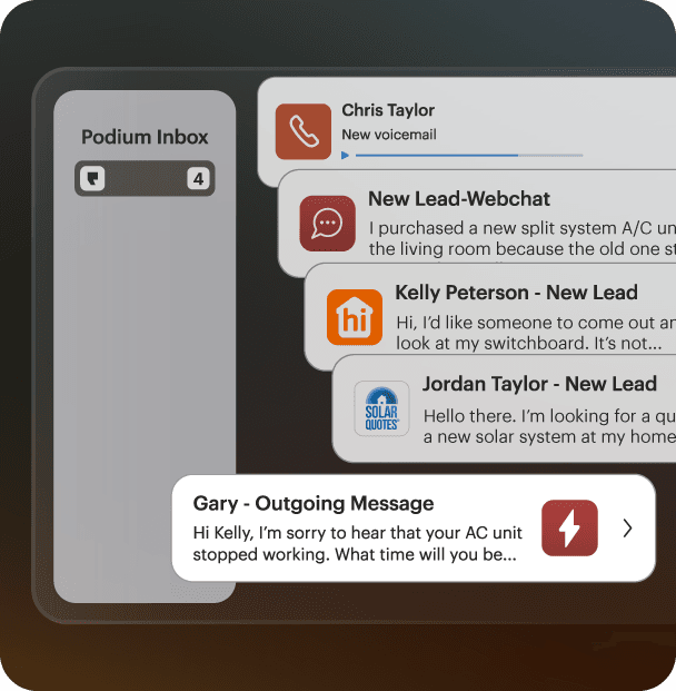 All your customer communications in one place